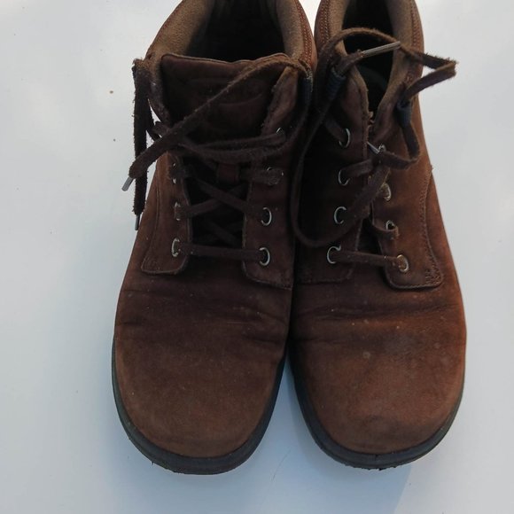 Rockport Men's Leather  boots size 5.5 brown Grade School kids - Picture 2 of 16